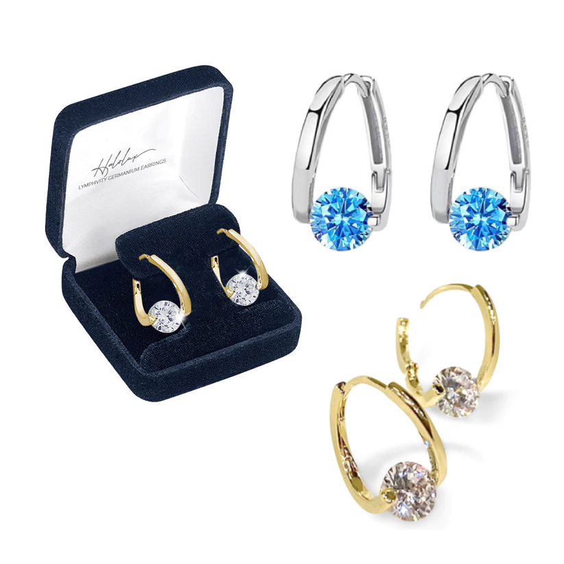 đ„Histone Lymphvitc MagneTherapy Germanium Earrings