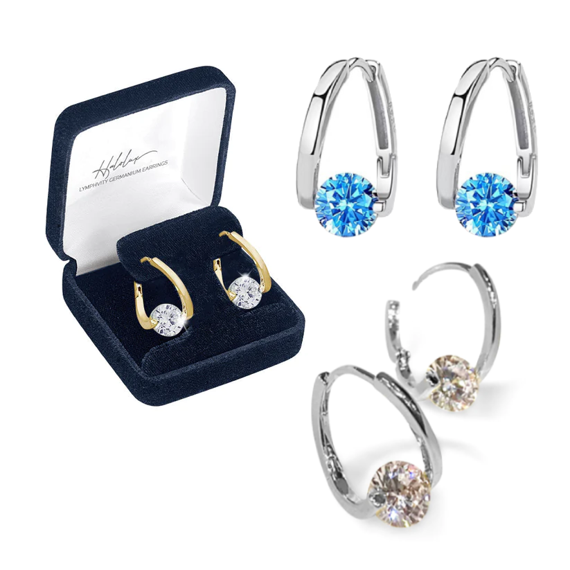 đ„Histone Lymphvitc MagneTherapy Germanium Earrings