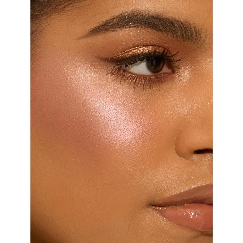 Eye & Cheek Palette - Eyeshadow & Highlighter Makeup + Detachable Brush for Perfect Glow!
