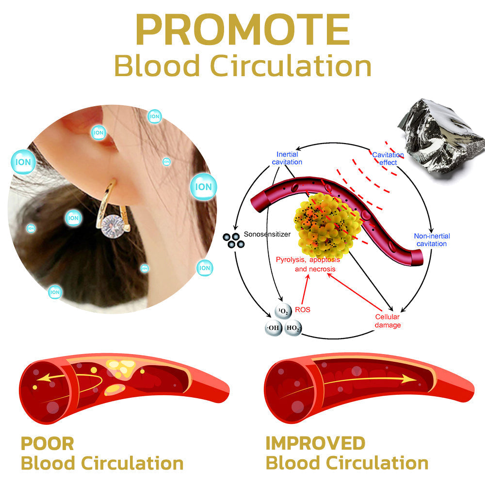 đ„Histone Lymphvitc MagneTherapy Germanium Earrings