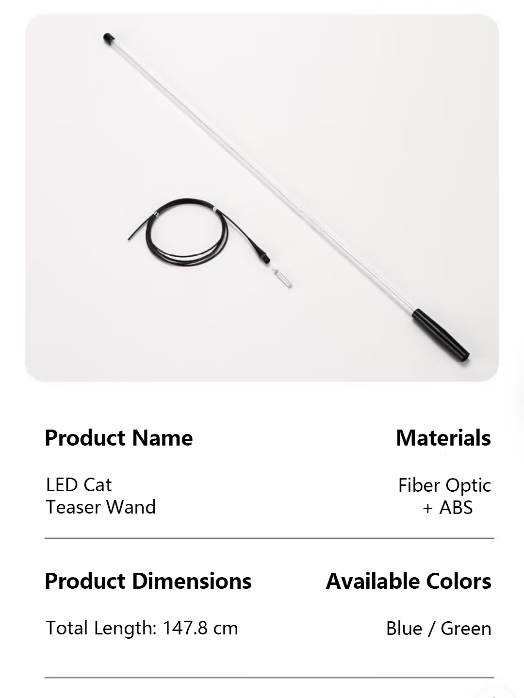 2026👉 Veterinarian Developed😻Laser Cat Teaser Stick😼Innovative Self-Play Fishing Rod & Hunting Toy for Cats