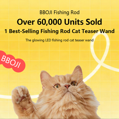 2026👉 Veterinarian Developed😻Laser Cat Teaser Stick😼Innovative Self-Play Fishing Rod & Hunting Toy for Cats