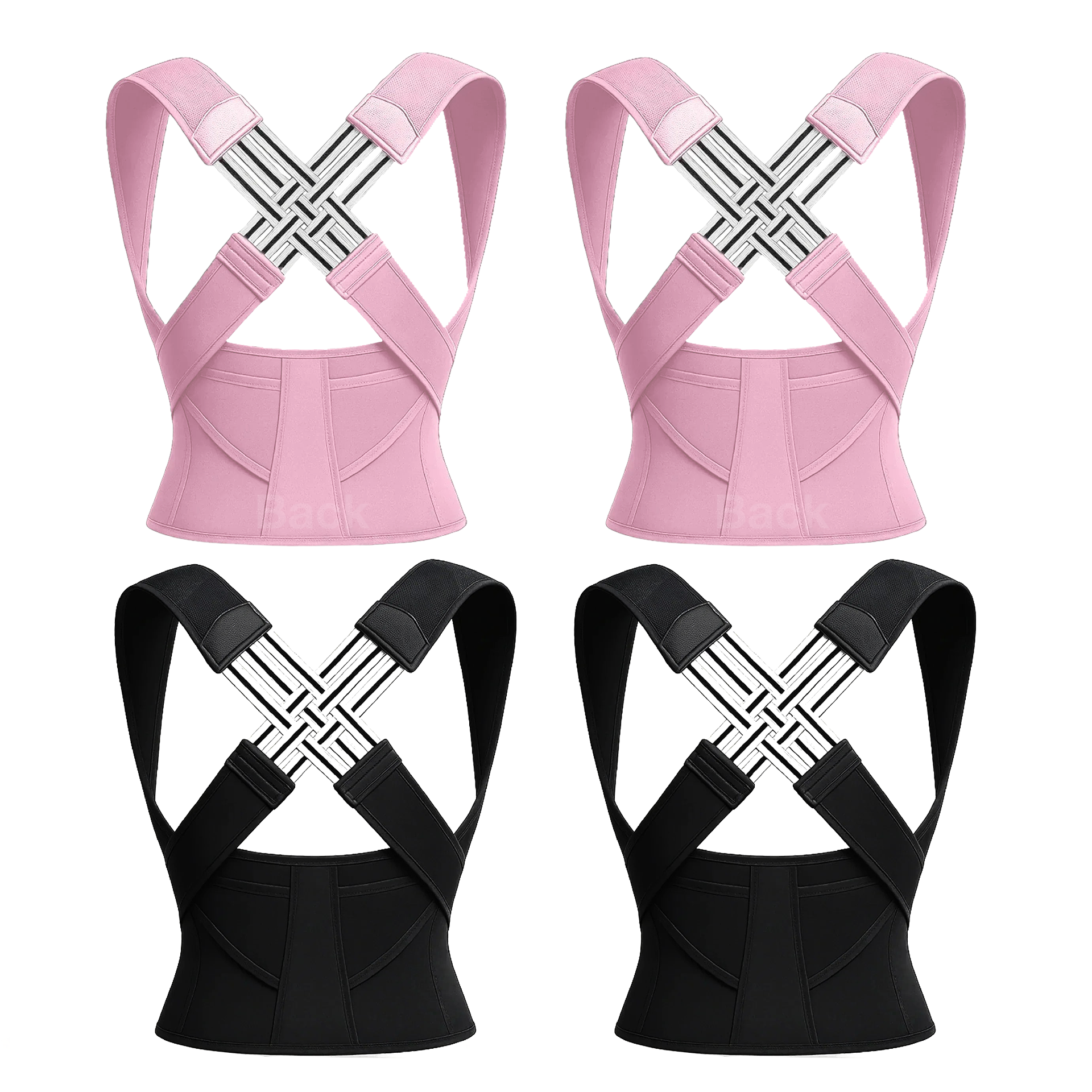 👦BLACK+👧PINK Two Set(4PCS)
