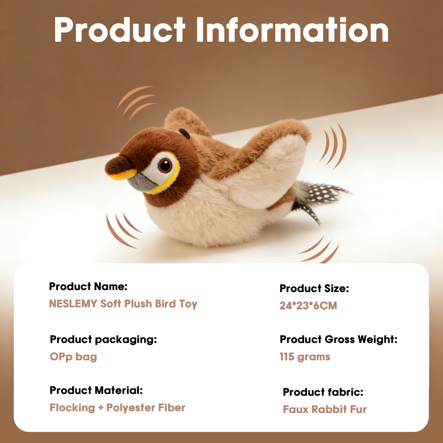 🐾Realistic Interactive Bird Toy: Unleash Your Cat's Hunting Instincts & Keep Wildlife Safe – The Ultimate Indoor Experience🐥