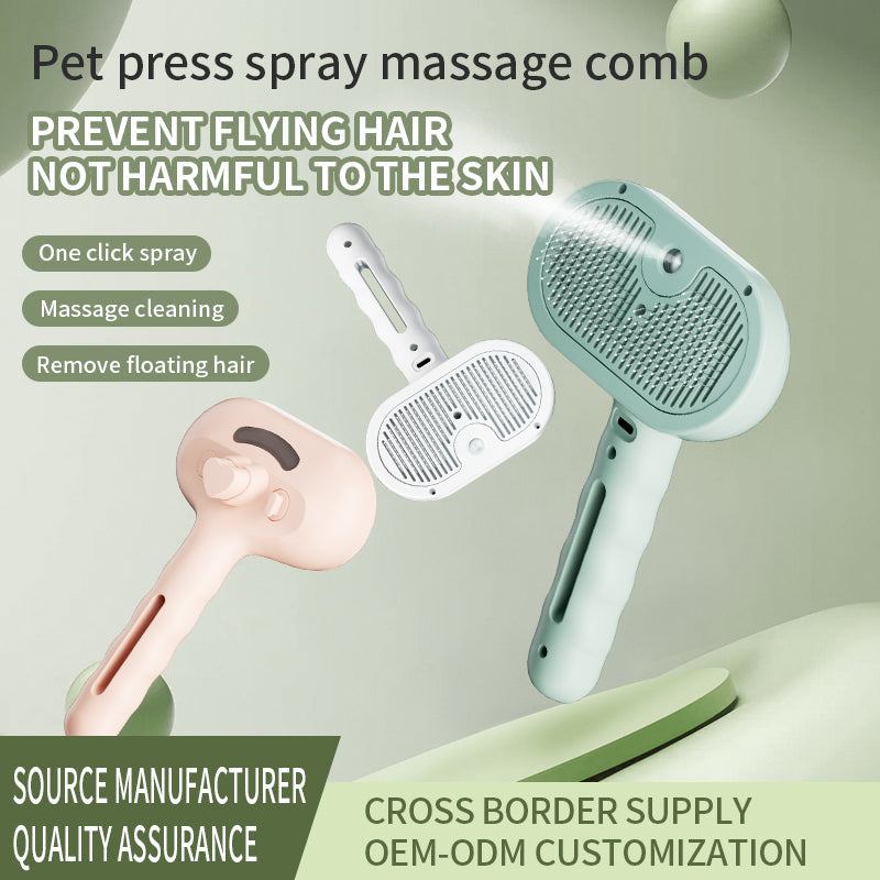 LIMITED-TIME OFFER: $26 off - Pet press spray massage comb