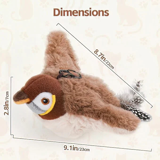 🎁 Holiday Offer! NESLEMY Soft Plush Bird Toy, Cozy Christmas Home Decor / Perfect Gift Idea 🎅